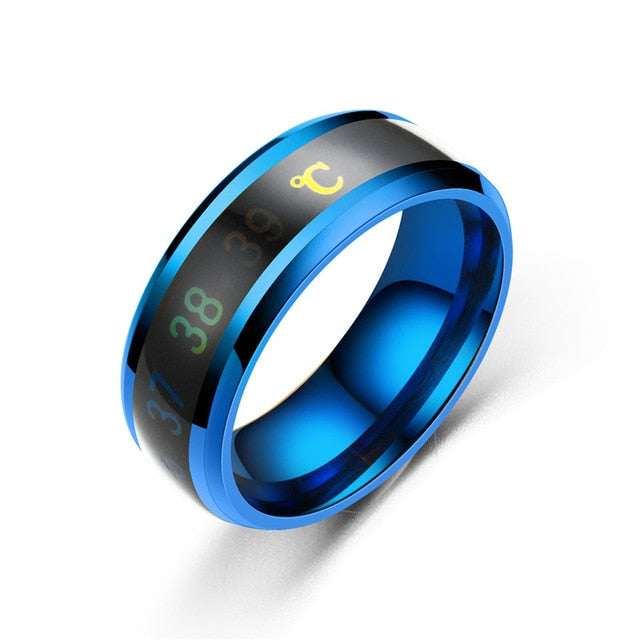 Temperature Ring Titanium Steel Mood Temperature