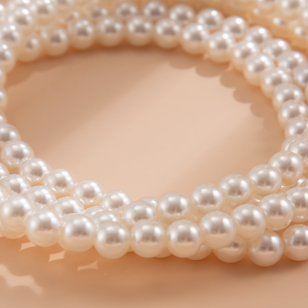 pearl chain ankle bracelet