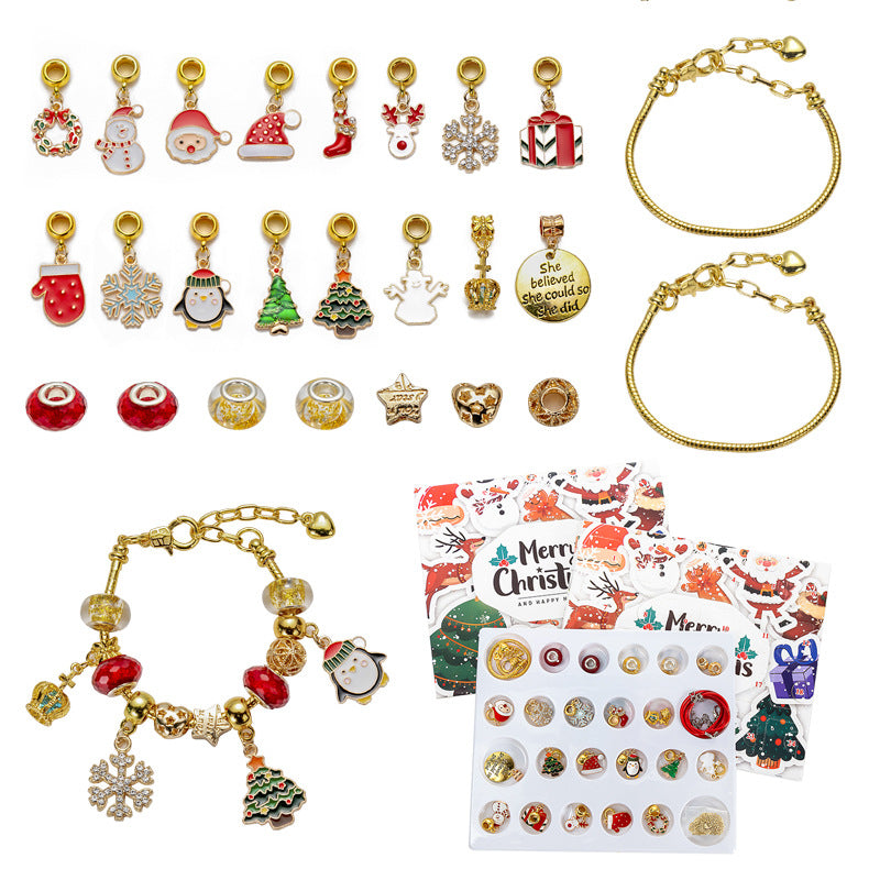 DIY Christmas bracelet gift blind box