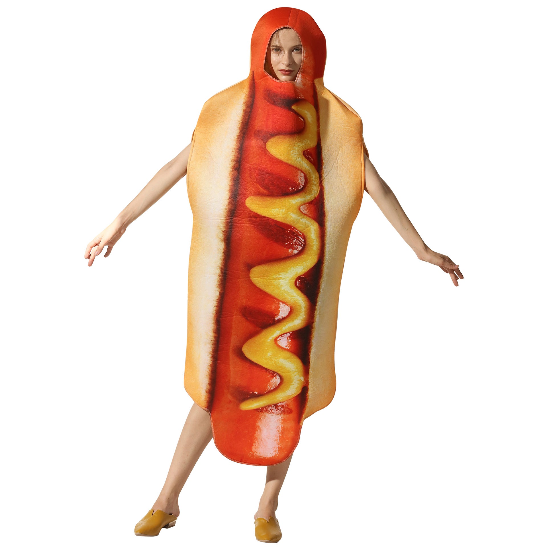 Halloween party costumes hot dog