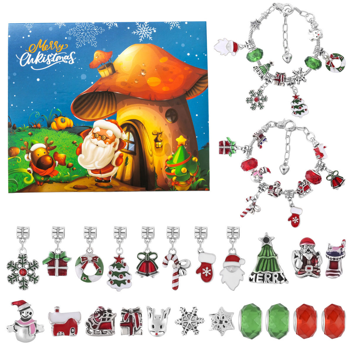 DIY Christmas bracelet gift blind box