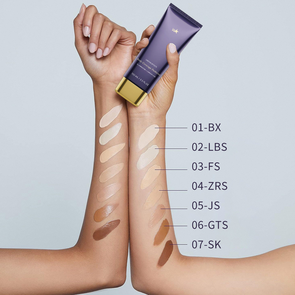 Body tattoo concealer care cream waterproof and sweat resistant cover tattoo birthmark scar full coverage concealer