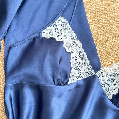 Elegant Women's Silk Sleepwear Set