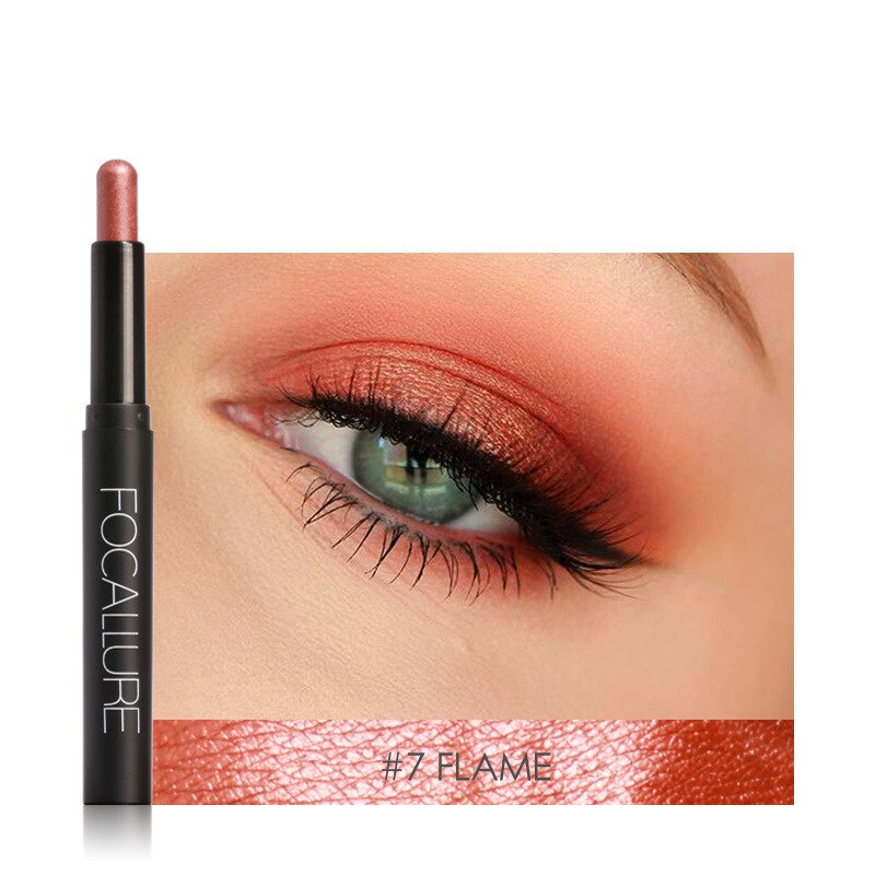 FOCALLURE 12 Colors Eyeshadow Pencil Eyeliner Shimmer Pigment