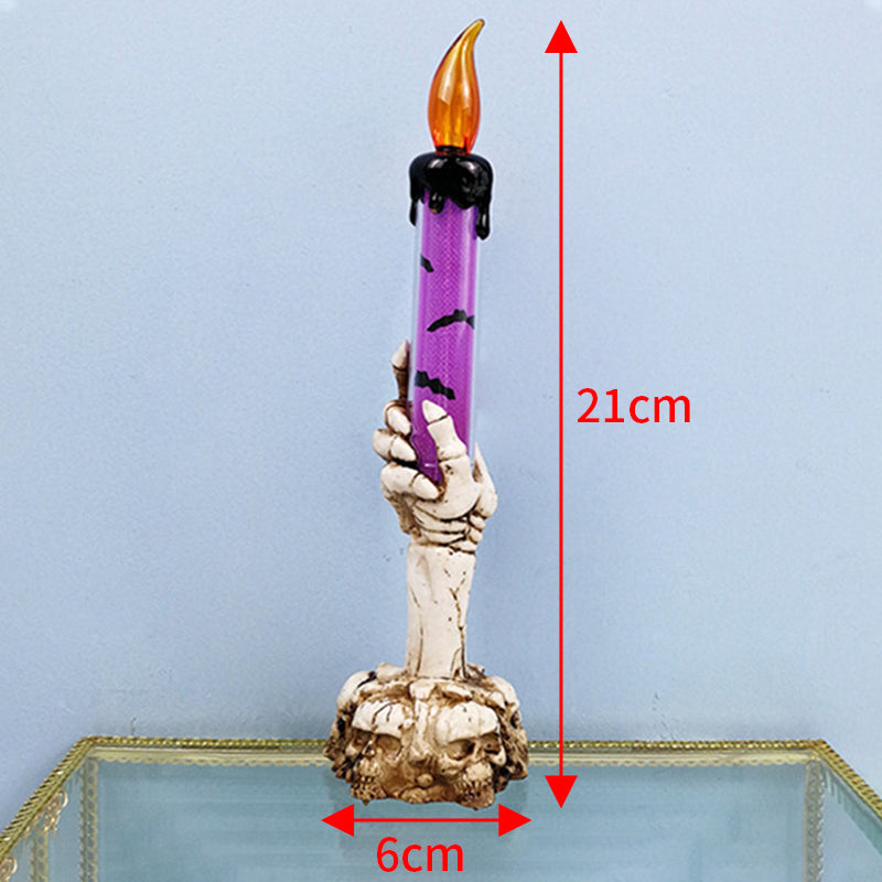 Halloween Skeleton Candlestick