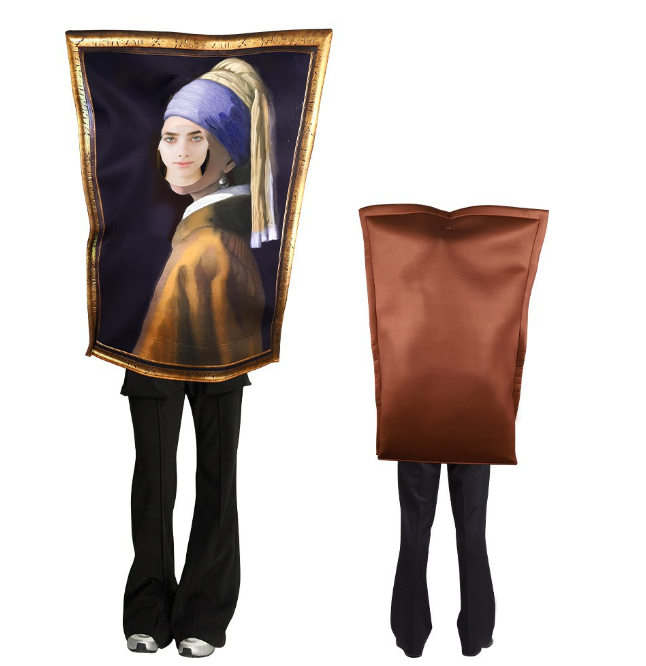 Halloween mural costumes
