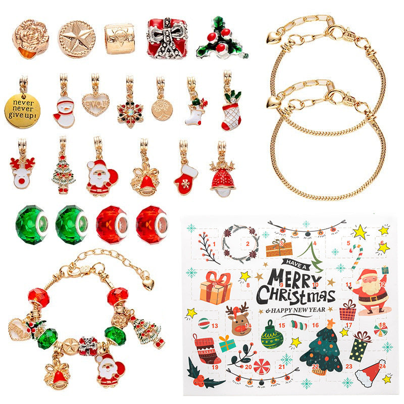 DIY Christmas bracelet gift blind box