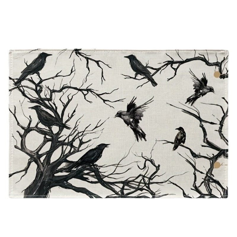 Halloween Black Crow Meal Mat