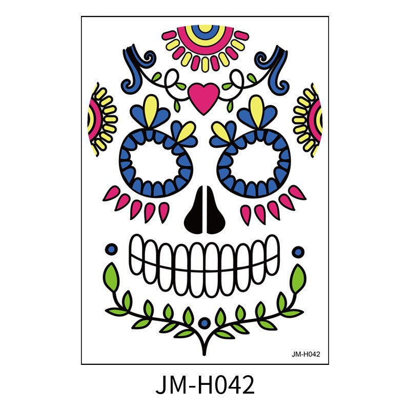 Halloween Face Temporary Tattoo
