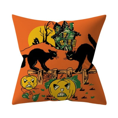 Trick or treat/pumpkin Cushion Cover