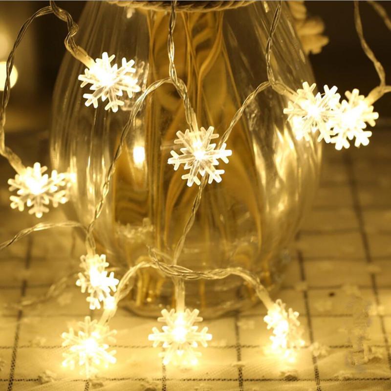 Christmas snowflake lights