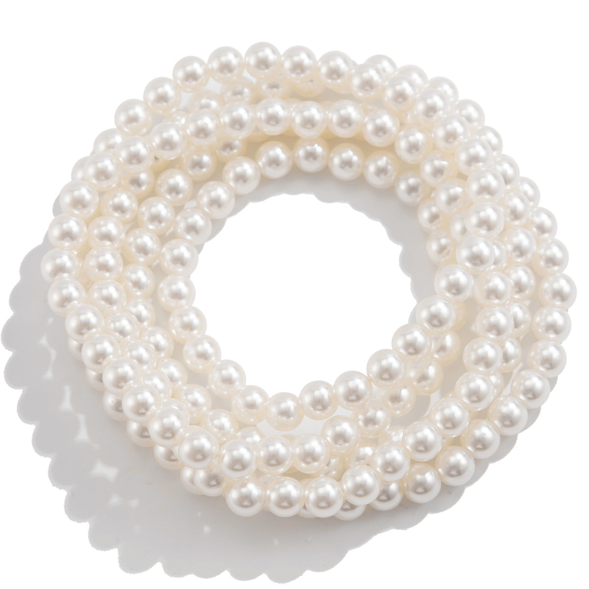 pearl chain ankle bracelet