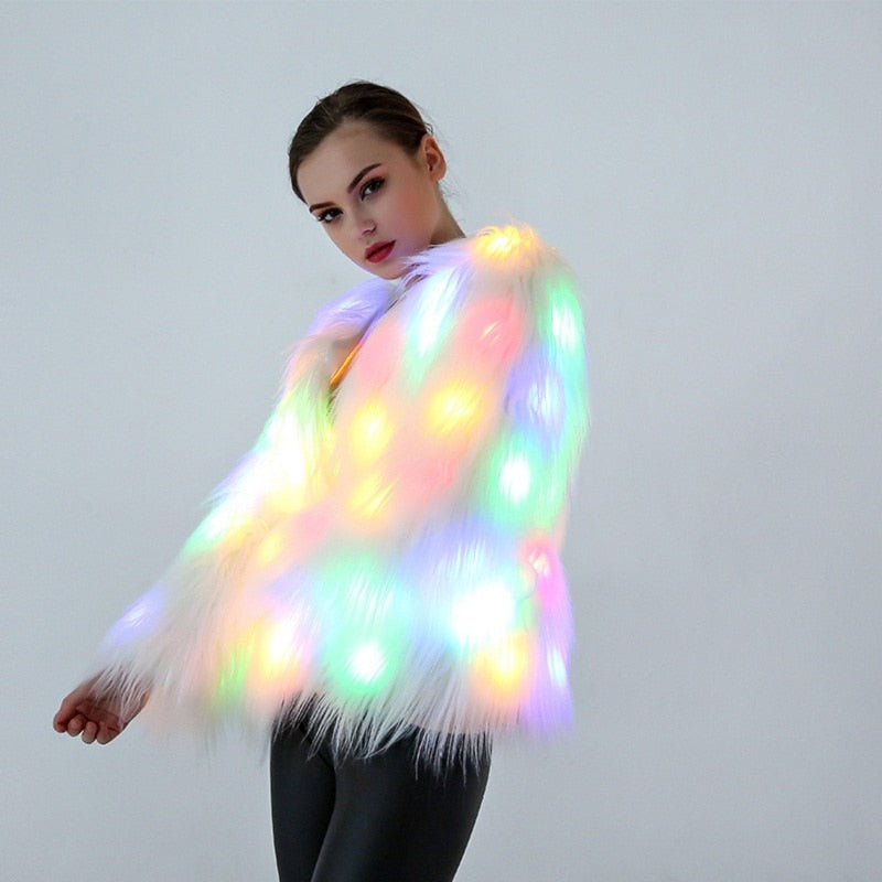 Womens LED jackets costumes