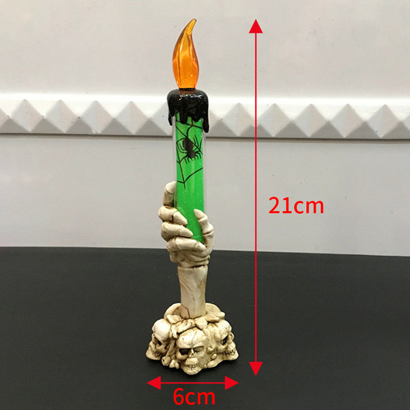 Halloween Skeleton Candlestick