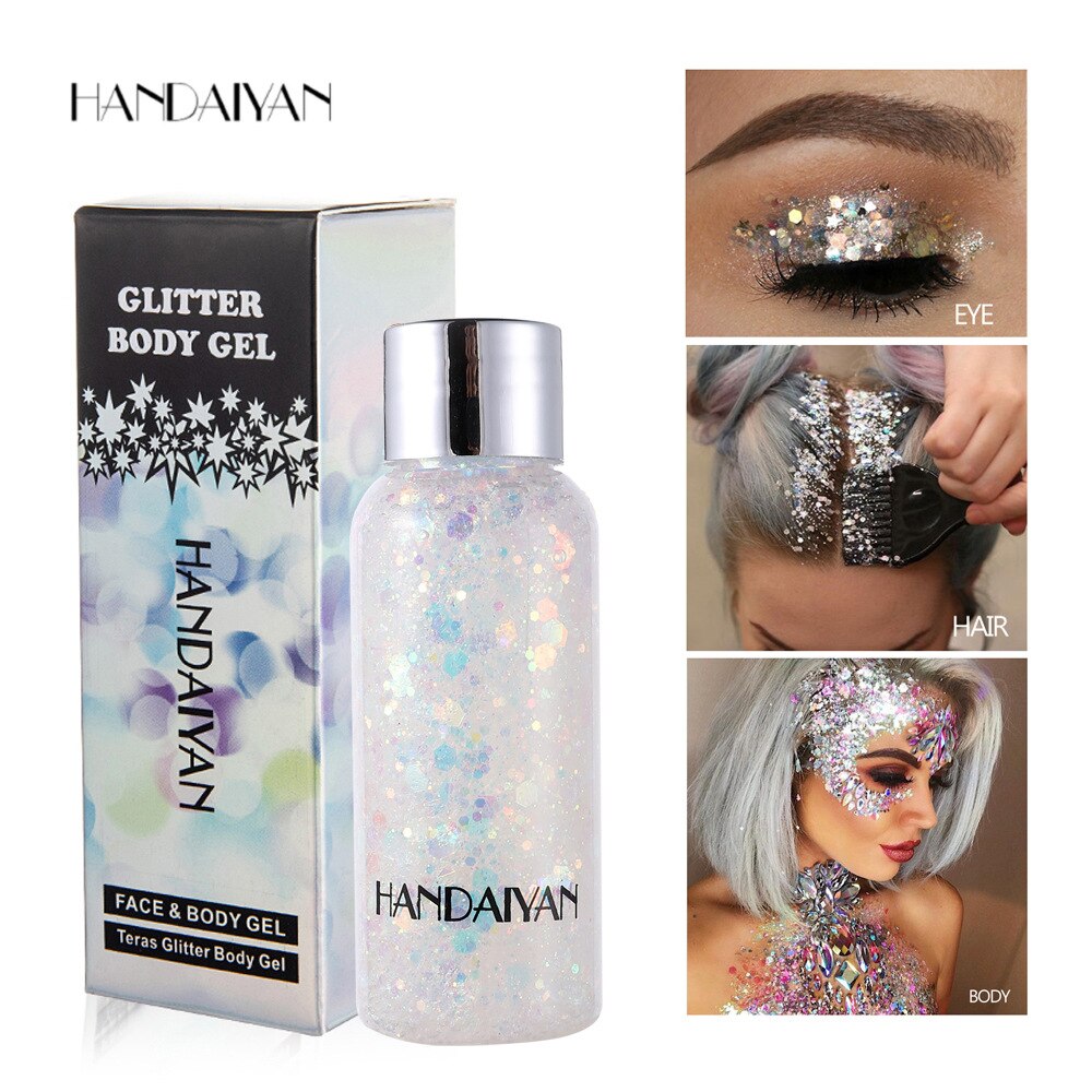 Festival Face Body Glitter Cream