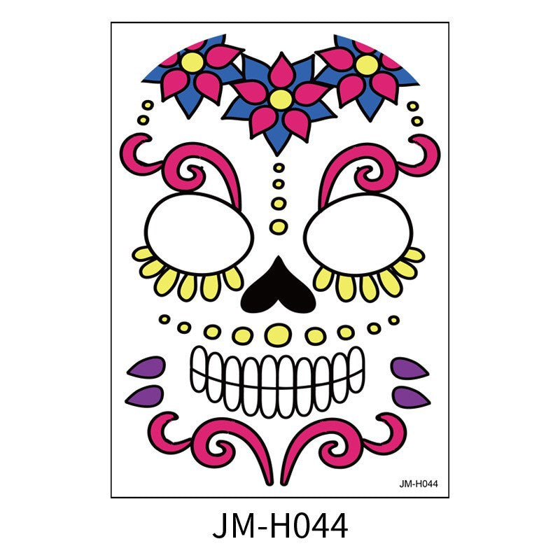 Halloween Face Temporary Tattoo