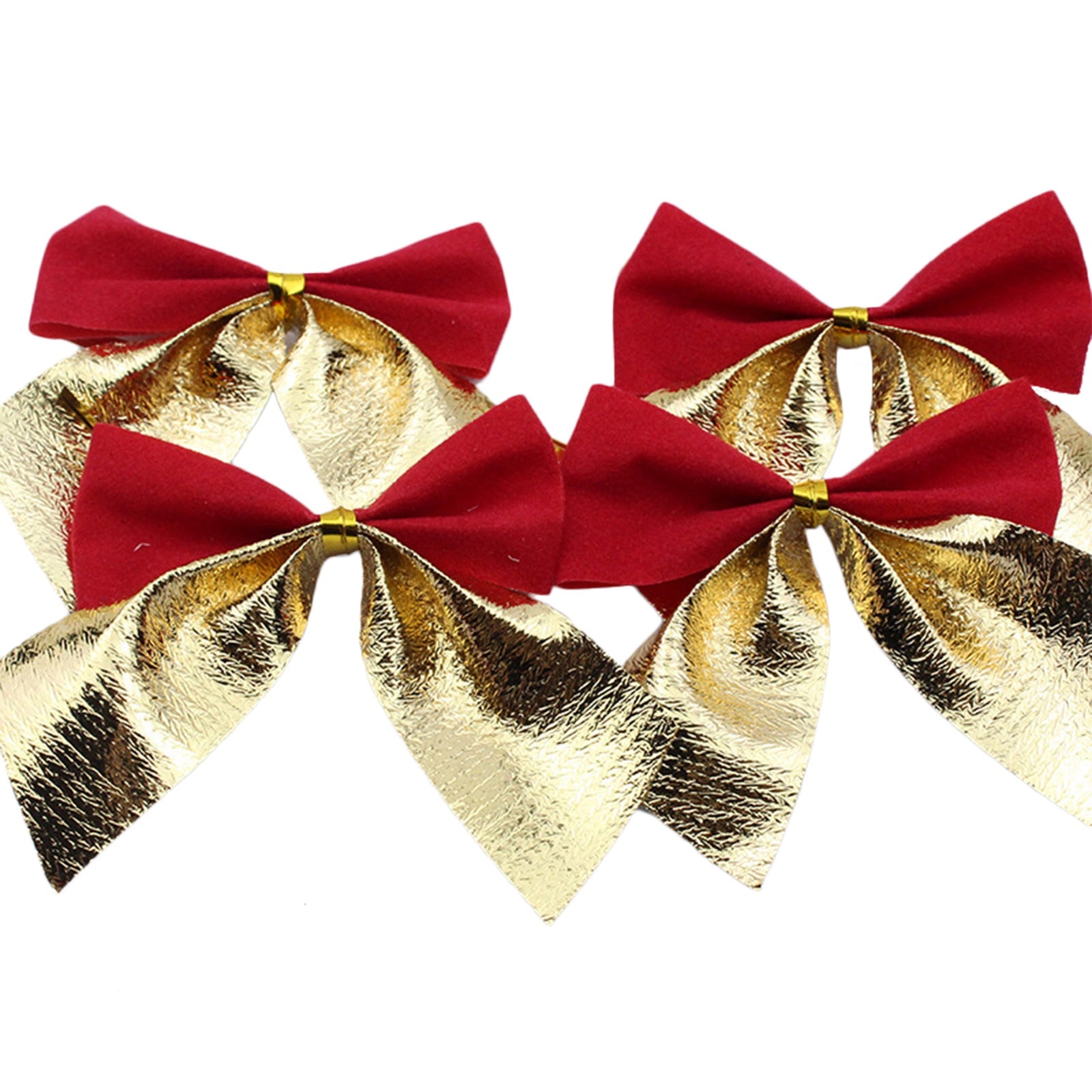 100pcs Christmas Bows Hanging Decorations