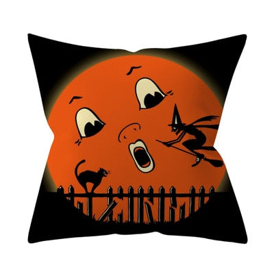 Trick or treat/pumpkin Cushion Cover