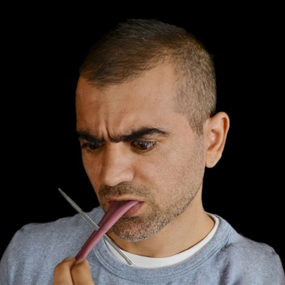 Realistic Fake Tongue Trick