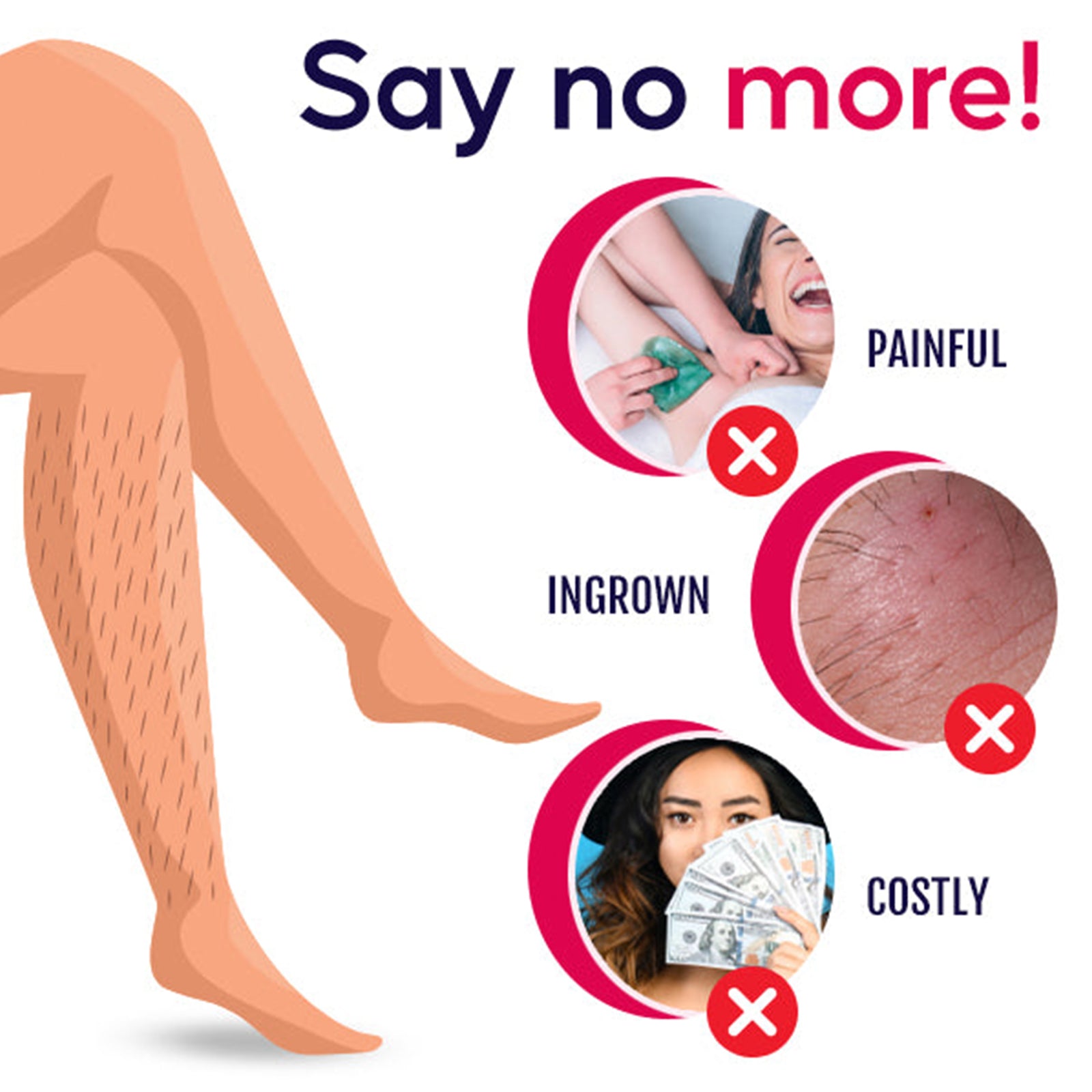 Hair Removal Cream, Gentle Cleansing Tender Hair Removal Cream