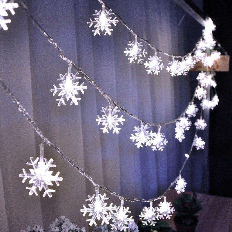 Christmas snowflake lights