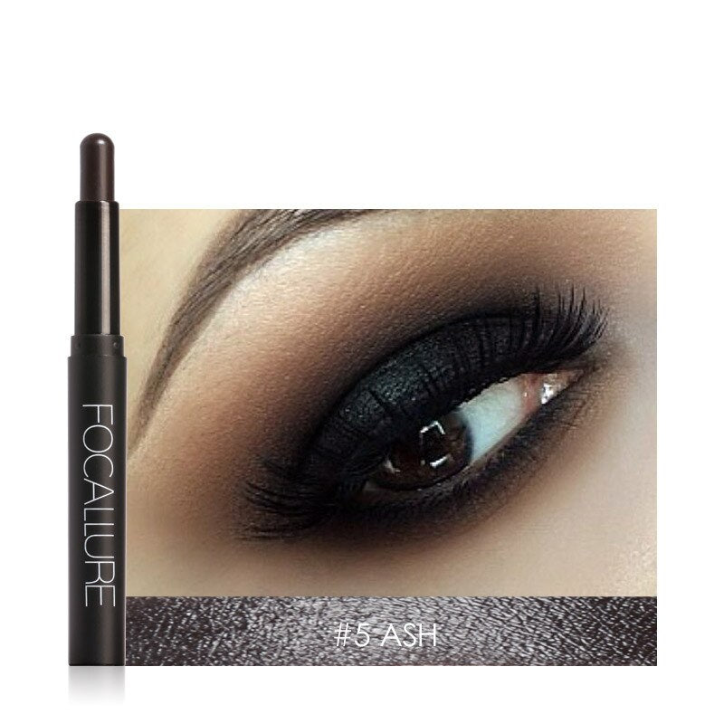 FOCALLURE 12 Colors Eyeshadow Pencil Eyeliner Shimmer Pigment
