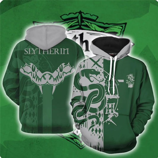 Harry Potter hoodie (Slytherin, Hufflepuff, Ravenclaw, Gryffindor)