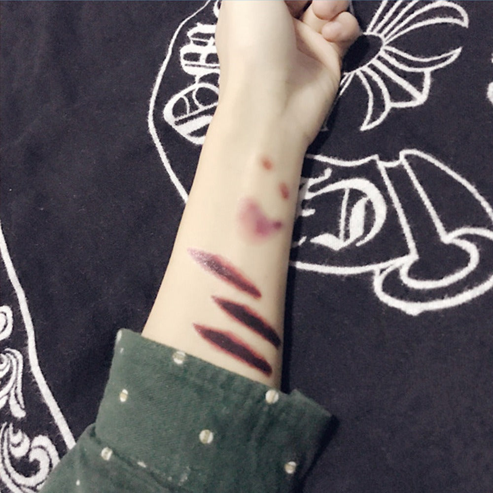 Waterproof Halloween scar temporary tattoo