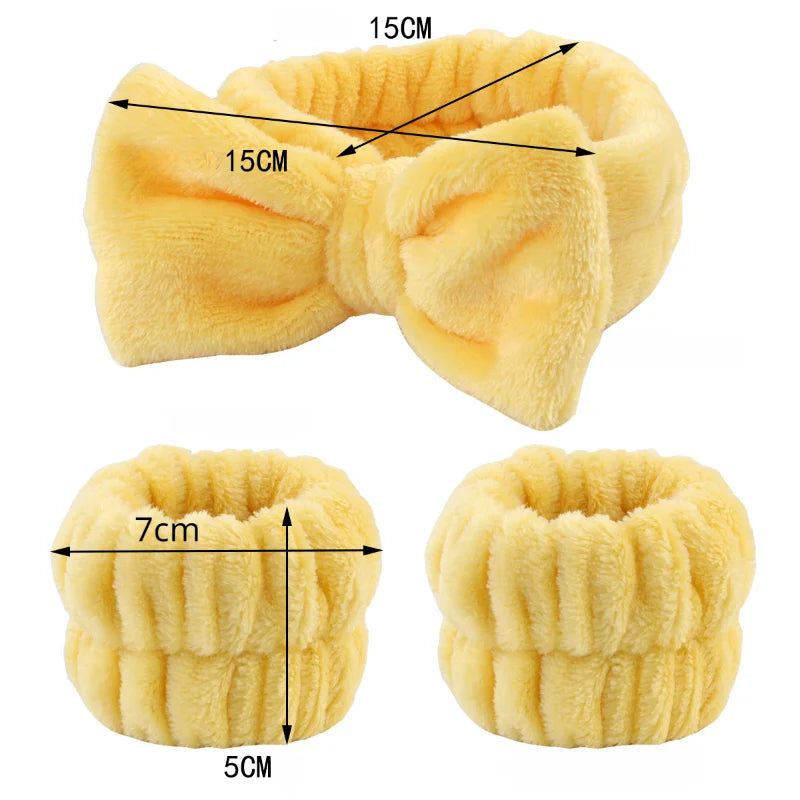 headband wrist 3-piece set