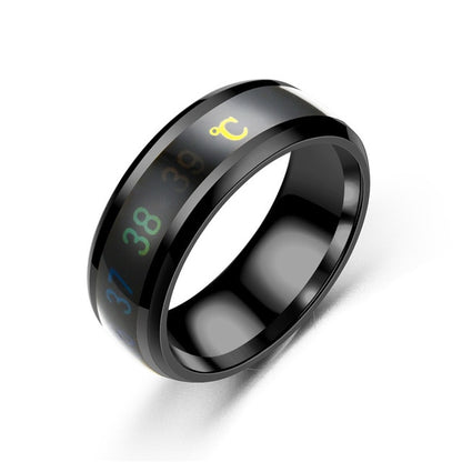 Temperature Ring Titanium Steel Mood Temperature