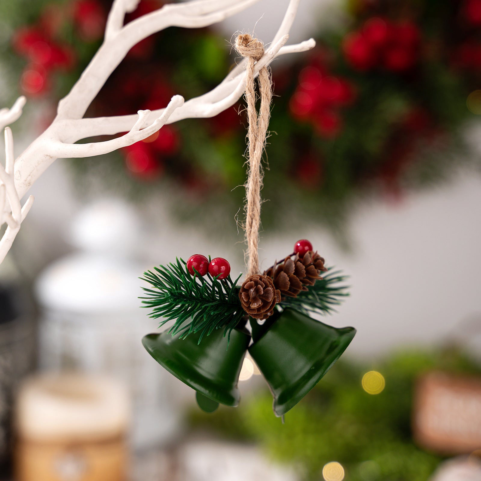 Christmas Decorations Home Golden Bell Tree Pendant