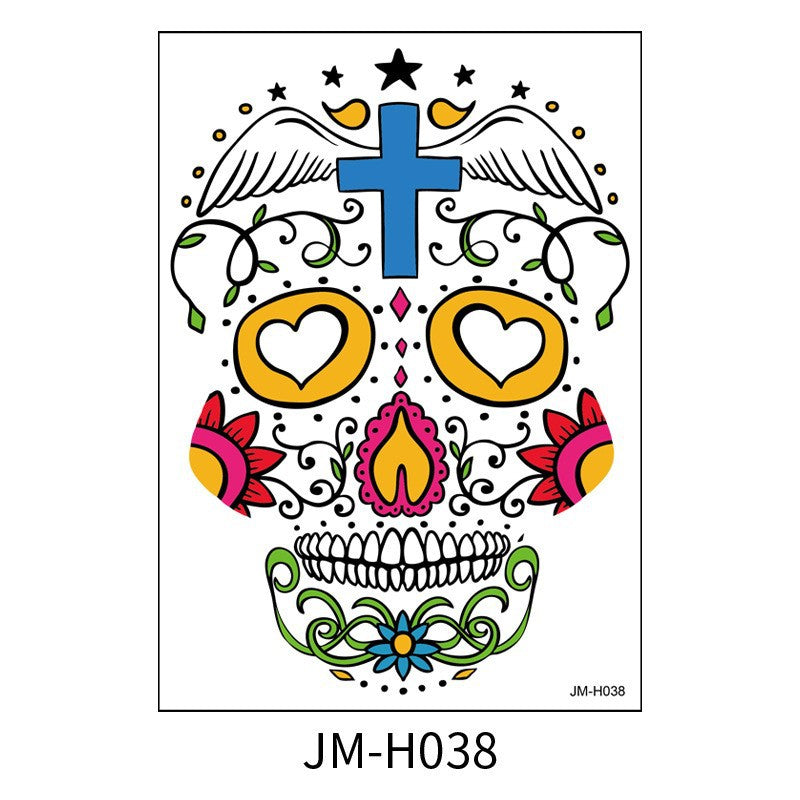 Halloween Face Temporary Tattoo