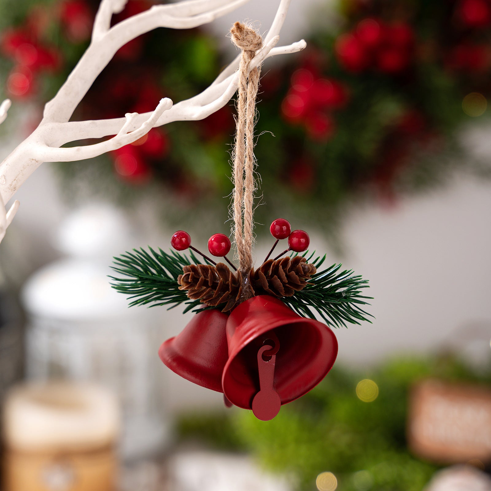 Christmas Decorations Home Golden Bell Tree Pendant