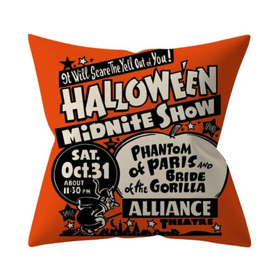 Trick or treat/pumpkin Cushion Cover