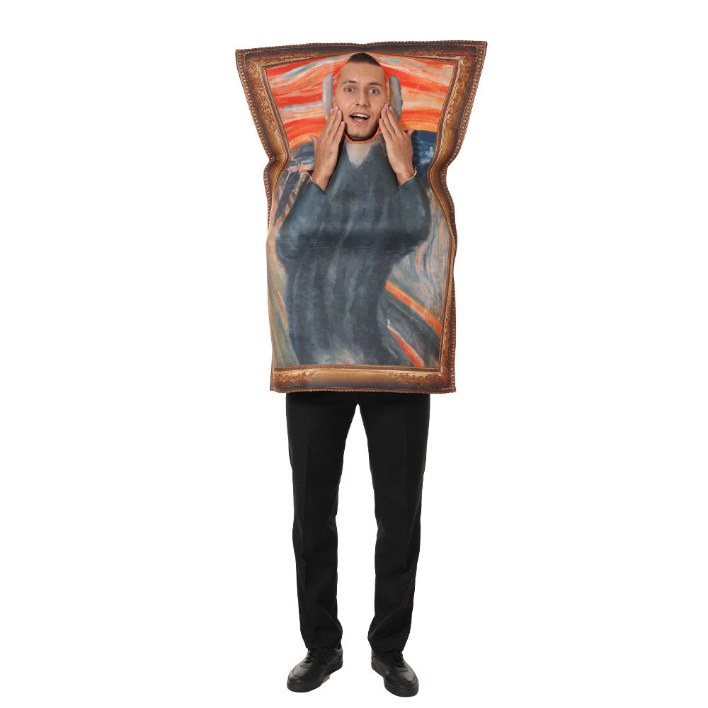 Halloween mural costumes