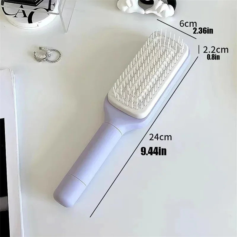 Self-cleaning Hair comb
