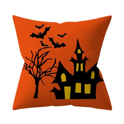Trick or treat/pumpkin Cushion Cover