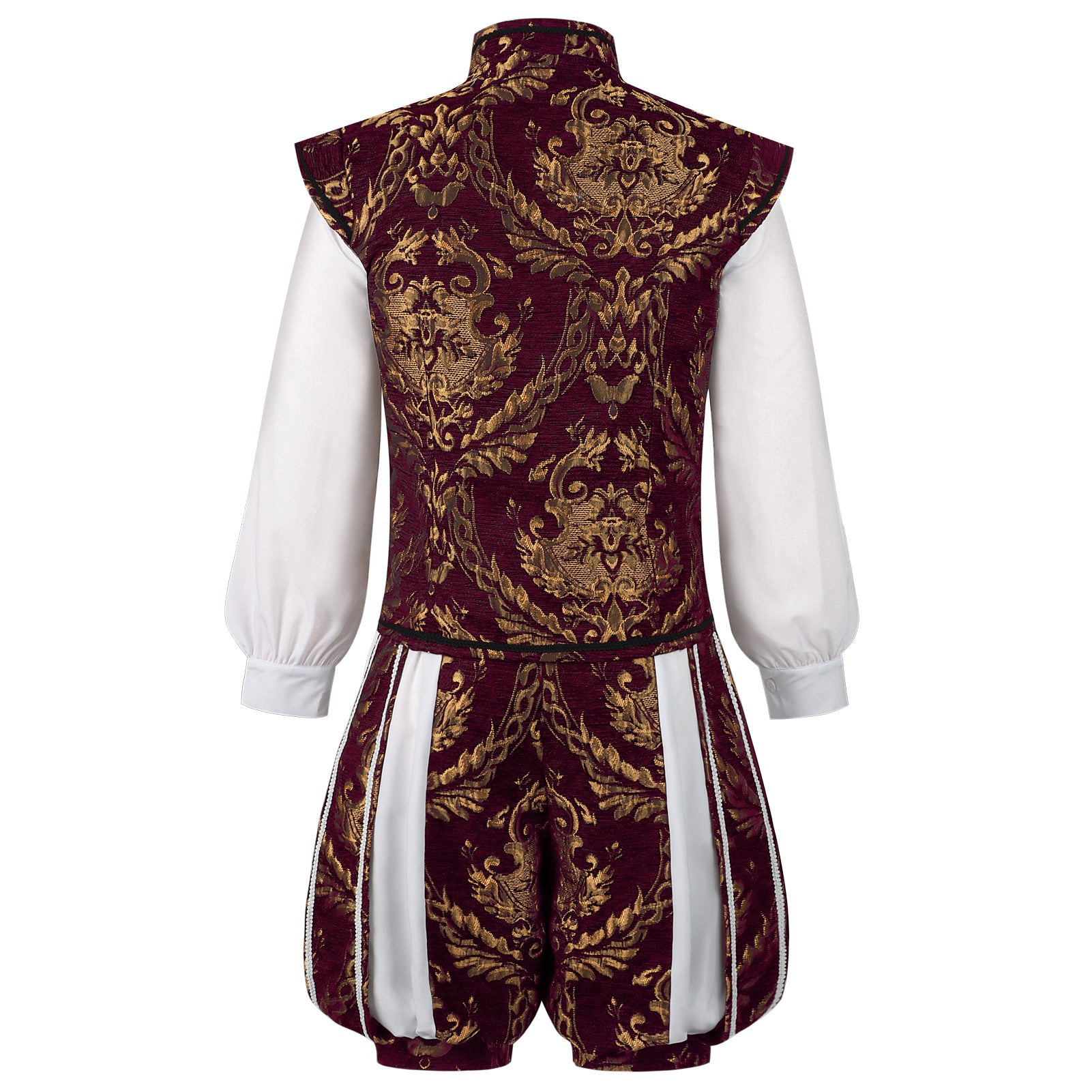 Renaissance Double-Layer Vest and Pumpkin Pants Set