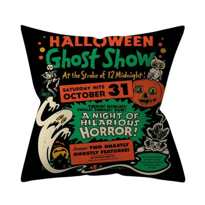 Trick or treat/pumpkin Cushion Cover