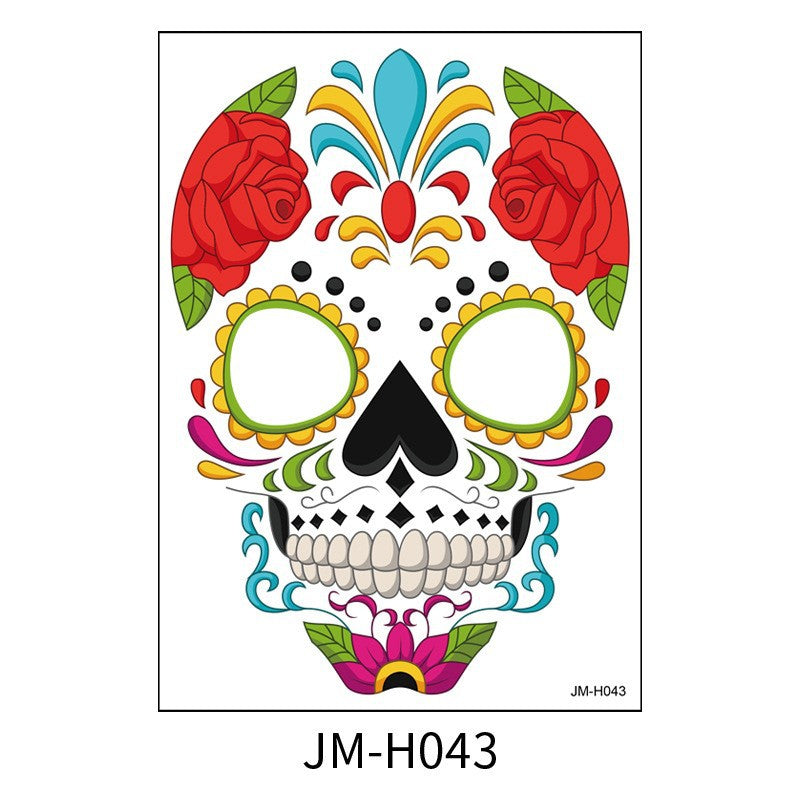 Halloween Face Temporary Tattoo