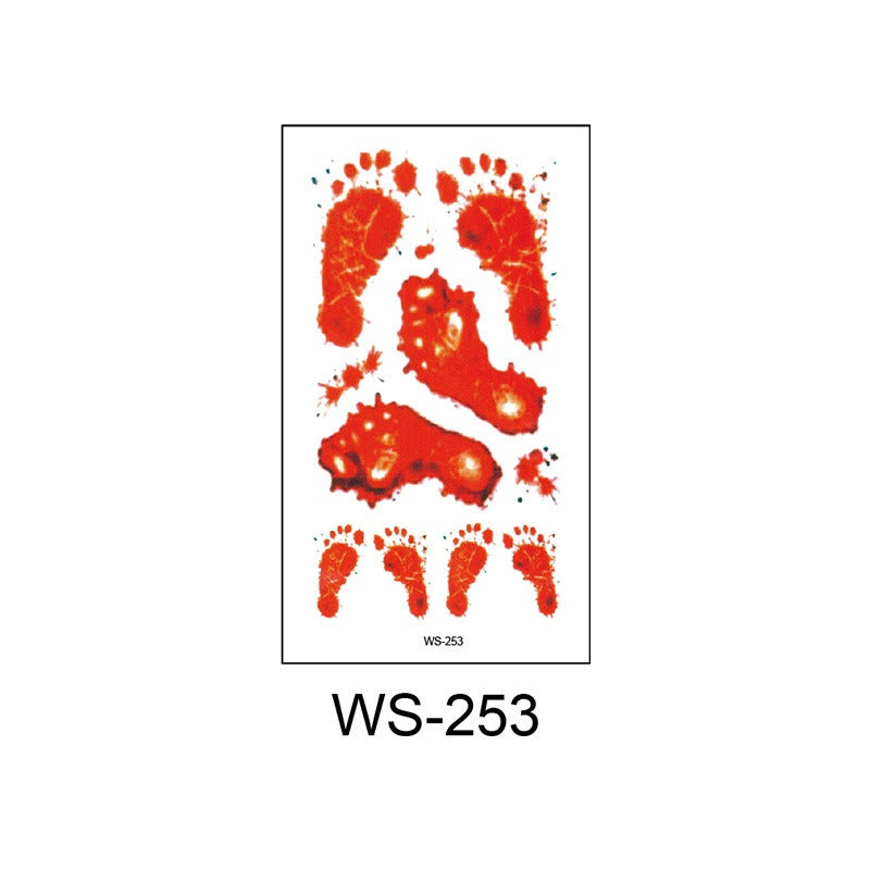 Waterproof Halloween scar temporary tattoo