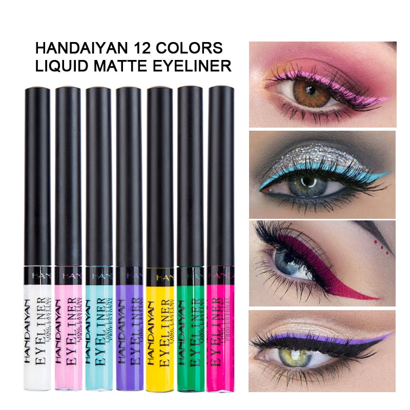 HANDAIYAN 12 Color Liquid Eyeliner