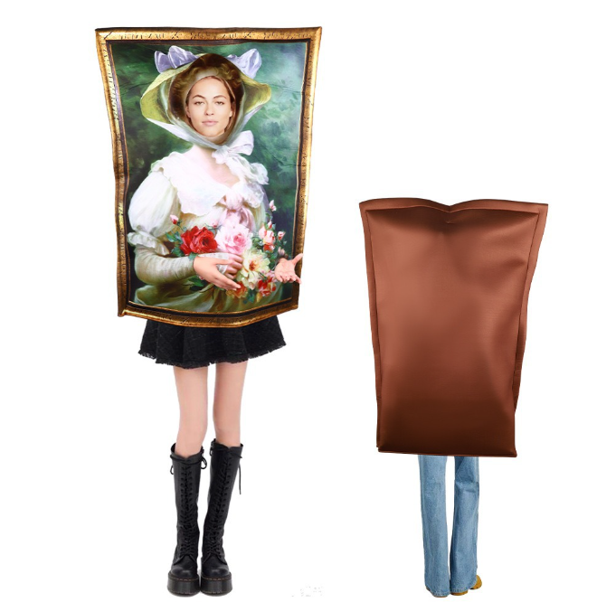 Halloween mural costumes