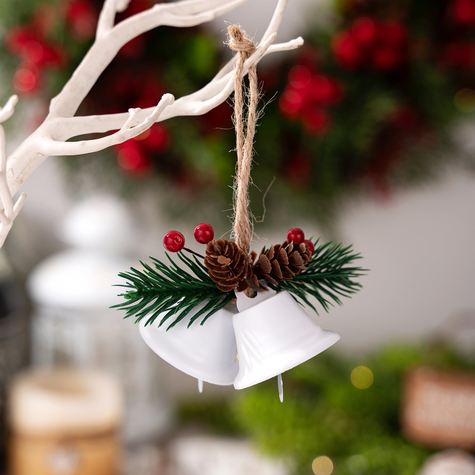 Christmas Decorations Home Golden Bell Tree Pendant