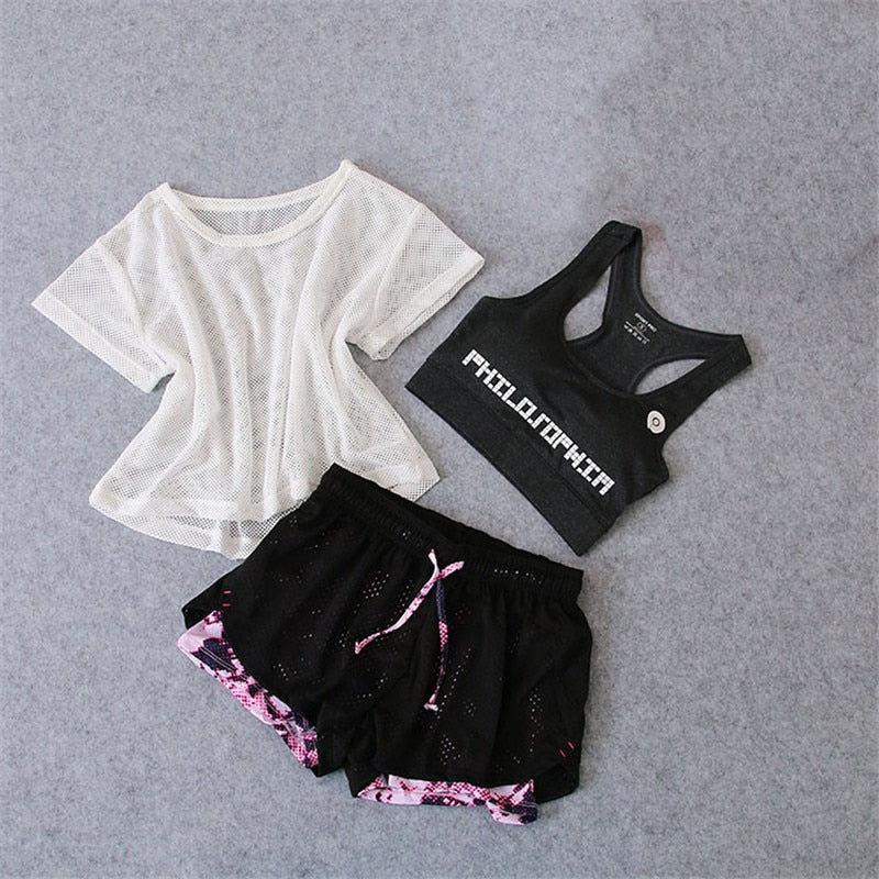 3 Pcs Set Women's Fitness wear