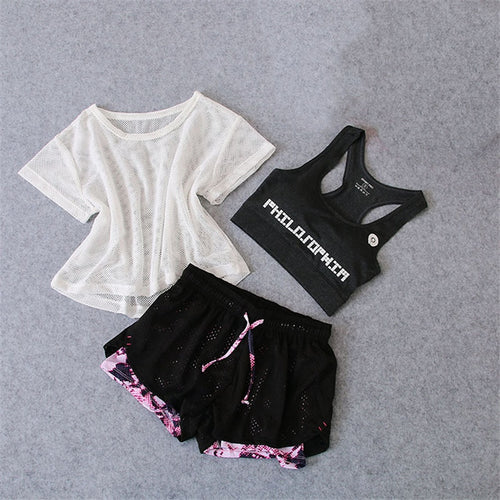 3 Pcs Set Women's Fitness wear