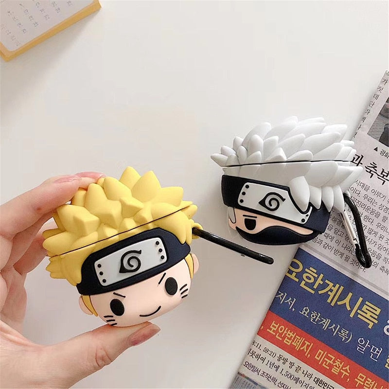 Anime Naruto Case For AirPods 1 2 Pro Charge Box Soft Silicone protective cover