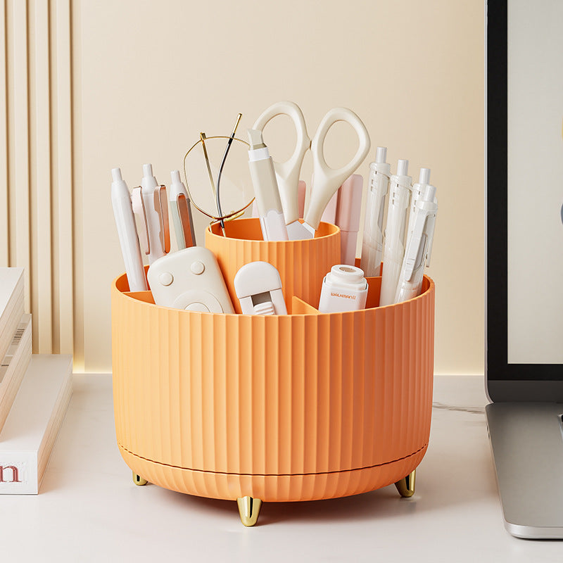 Rotatable cosmetic storage box