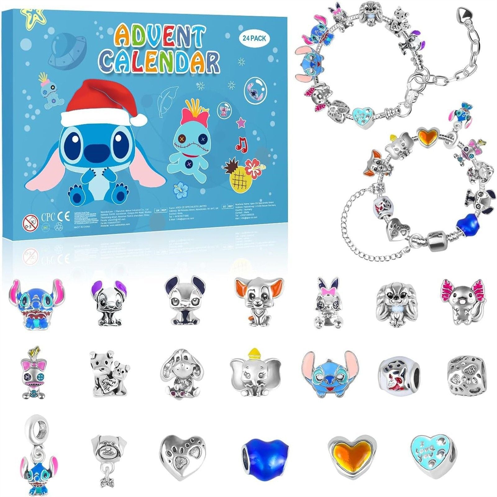 Stitch Jewelry Christmas Bracelet Gift Box