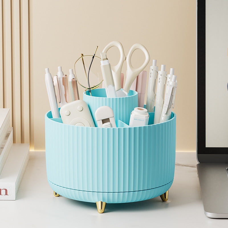 Rotatable cosmetic storage box